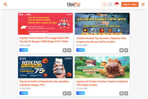 website UniPin