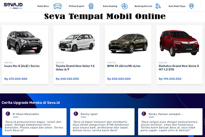 Seva Tempat Mobil Online