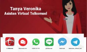 Tanya Veronika Asisten Virtual Telkomsel