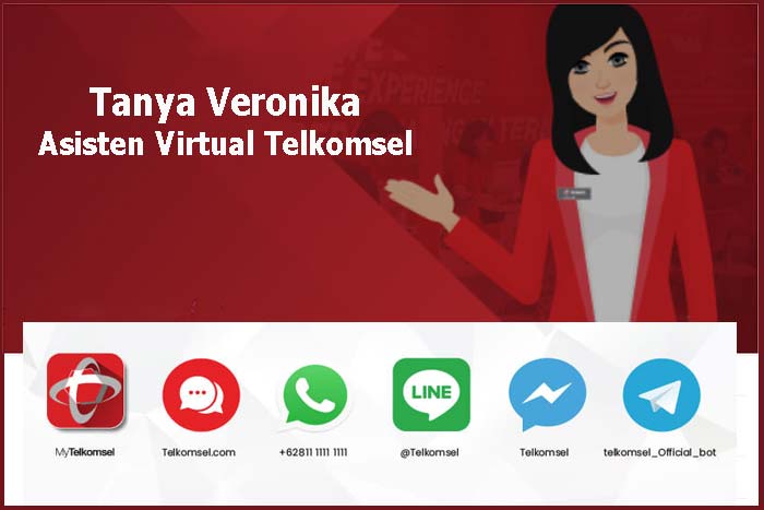 Tanya Veronika Asisten Virtual Telkomsel