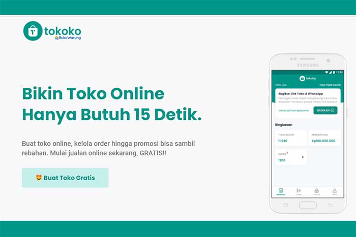 Toko Online Gratis Totoko